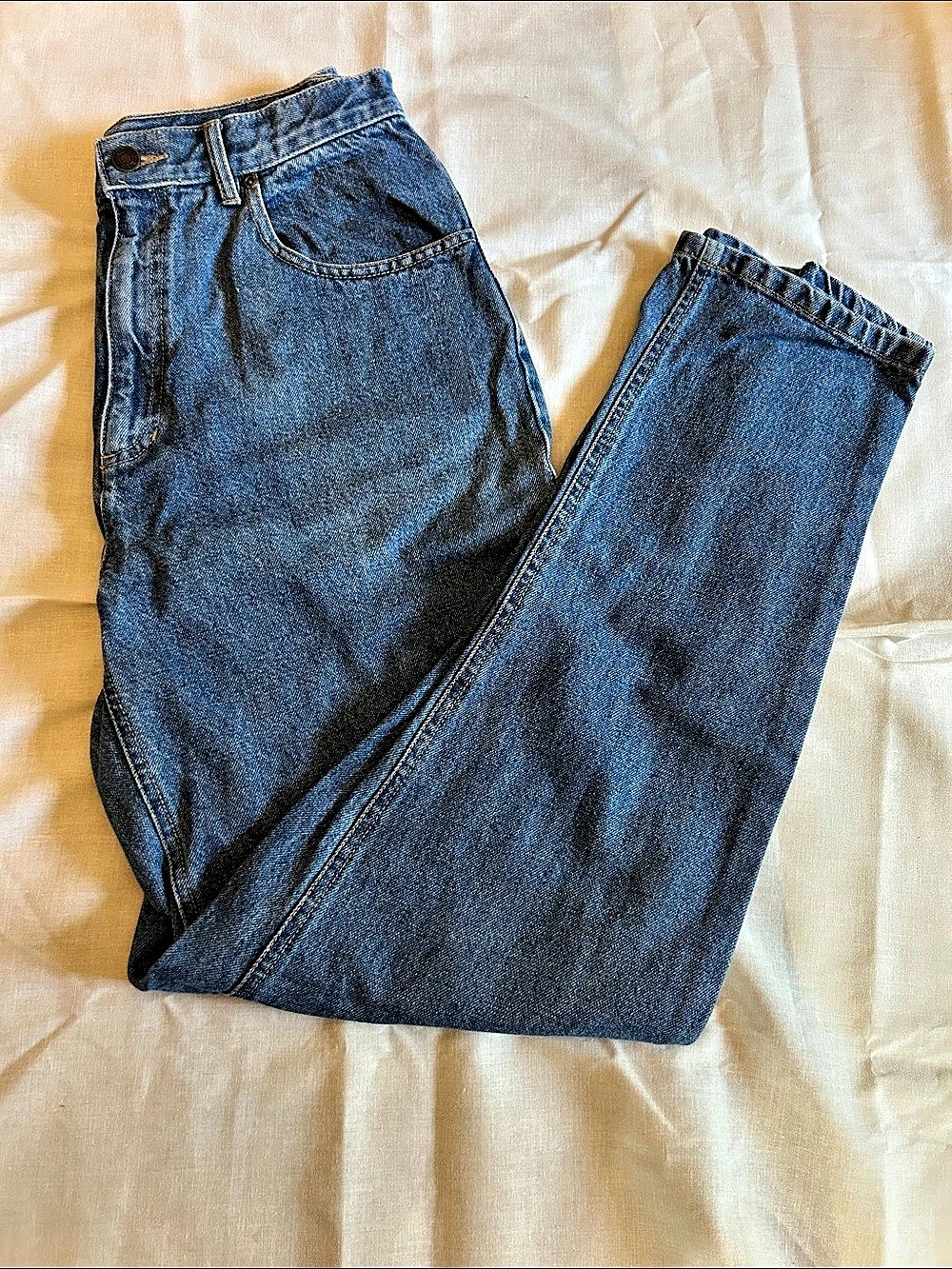 Liz Claiborne classic fit Straight Leg Jeans Blue Waist 10R